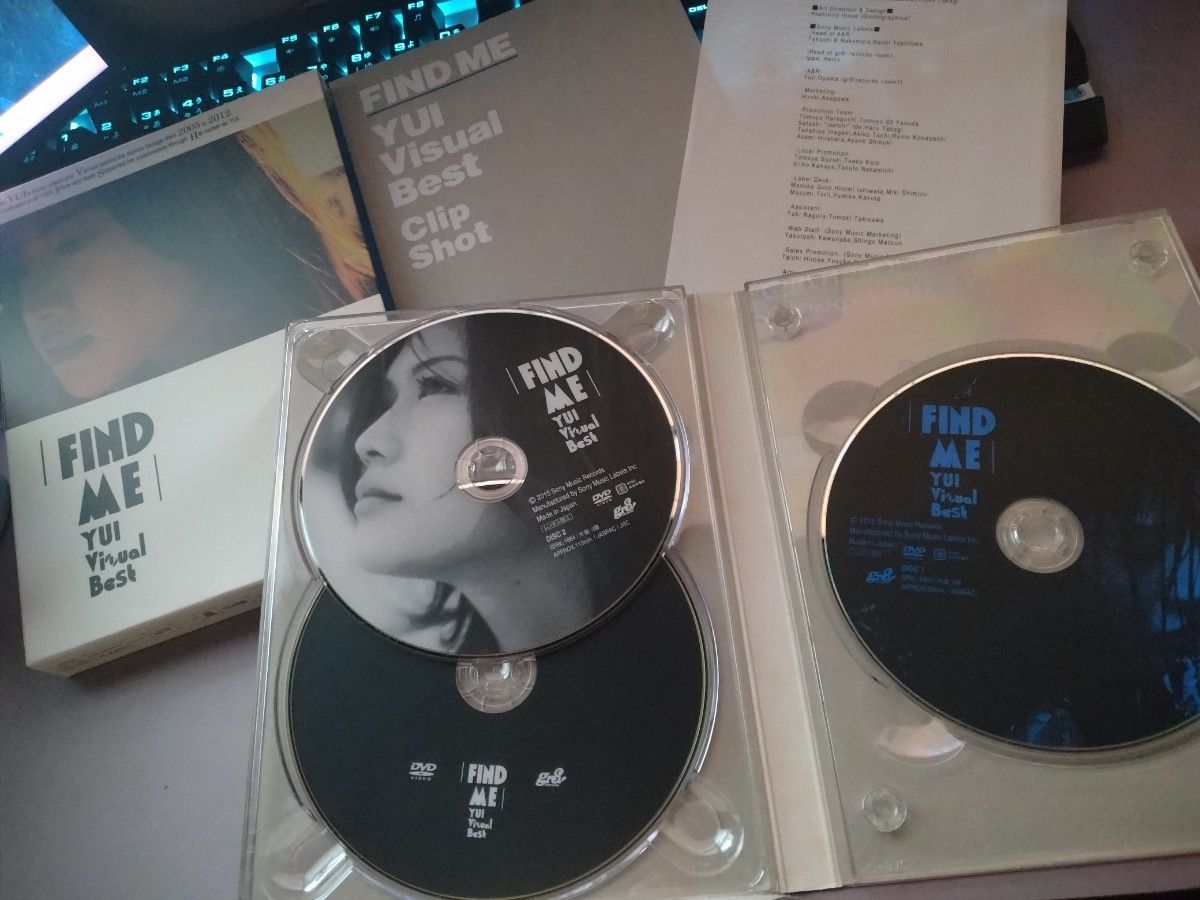 FIND ME YUI Visual Best (初回生産限定盤) DVD 写真集 2005 to 2012 販売終了限定品 レア