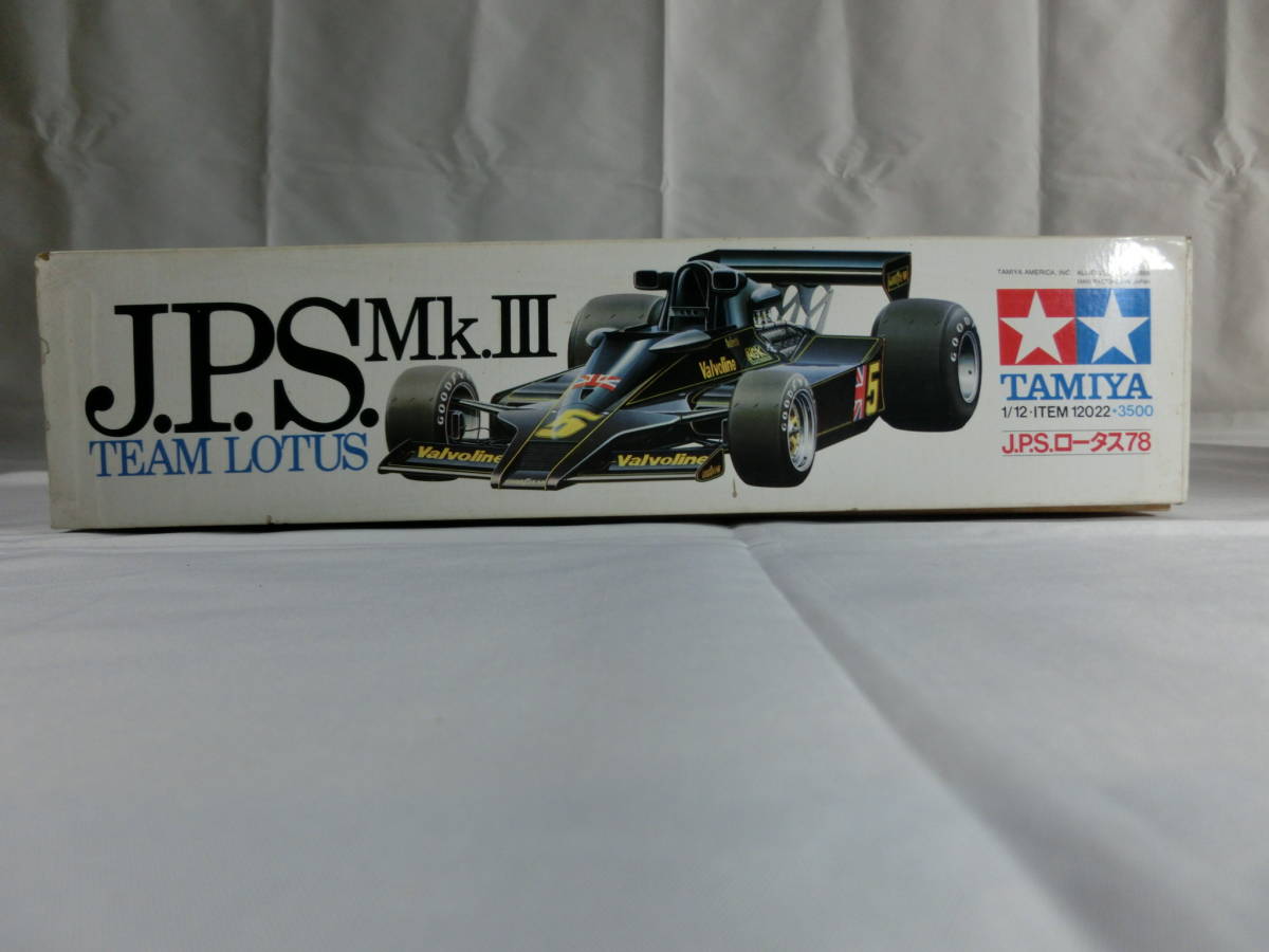 未組立・送料無料】タミヤ 1/12 J.P.S. Mk III ロータス78 ビッグ