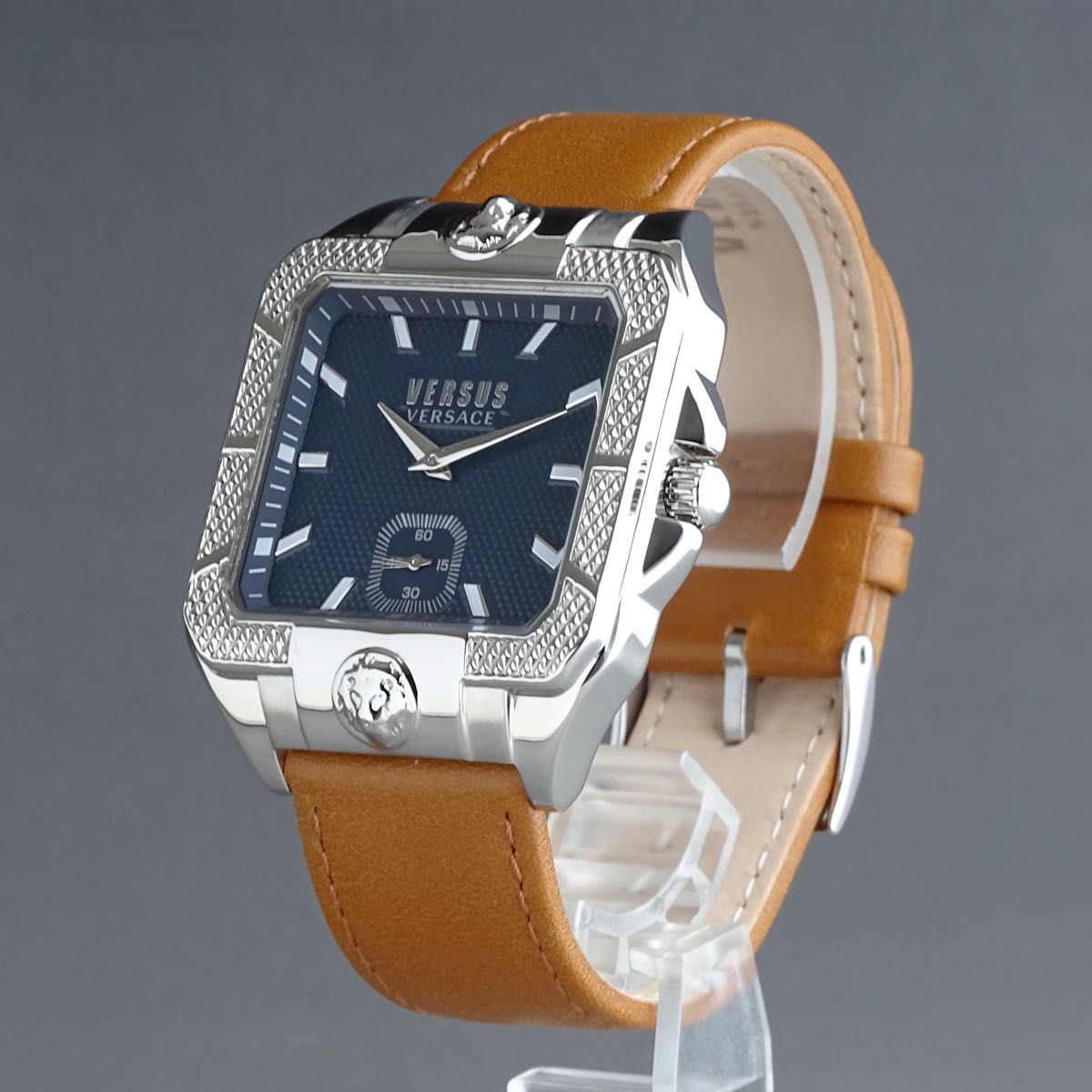 【新品・正規品】ヴェルサス ヴェルサーチ 高級 メンズ腕時計 レクタンギュラー