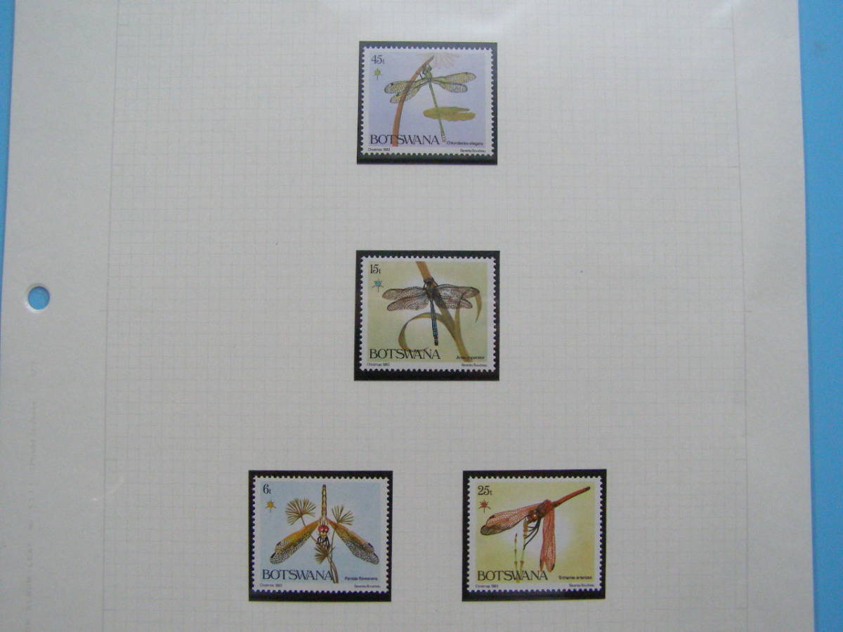 (Fi27)523 切手 古切手 未使用 海外 昆虫 まとめて 切手は取り外すことができます 外国 大量 たくさん_画像9