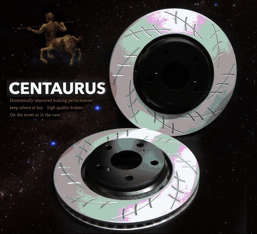 CENTAURUS ケンタウルス CITROEN DS3 1.2 12V A5CHM01 フロント スリット ブレーキローター_画像1