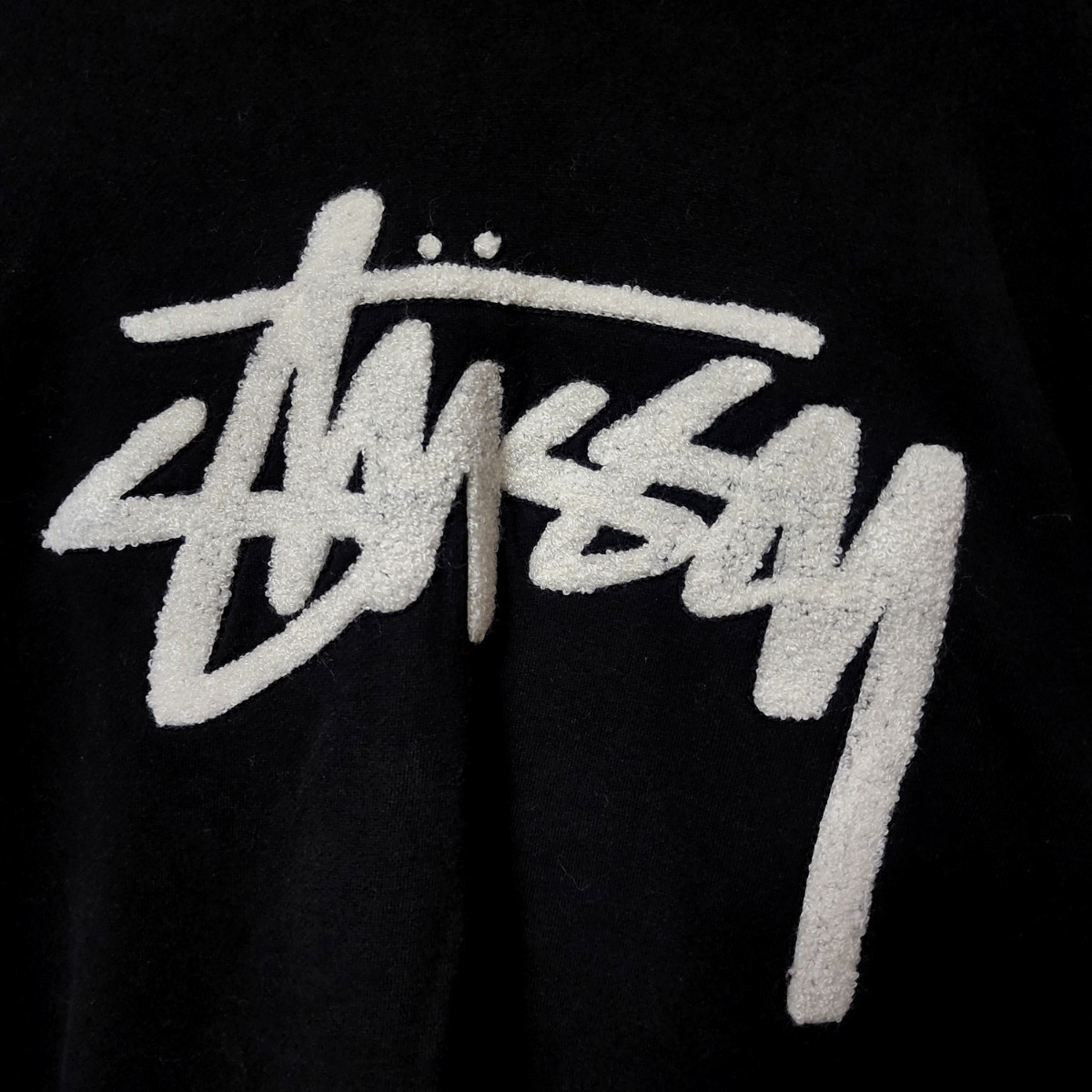 希少》STUSSY ステューシー パーカー インターナショナル パイルロゴ M