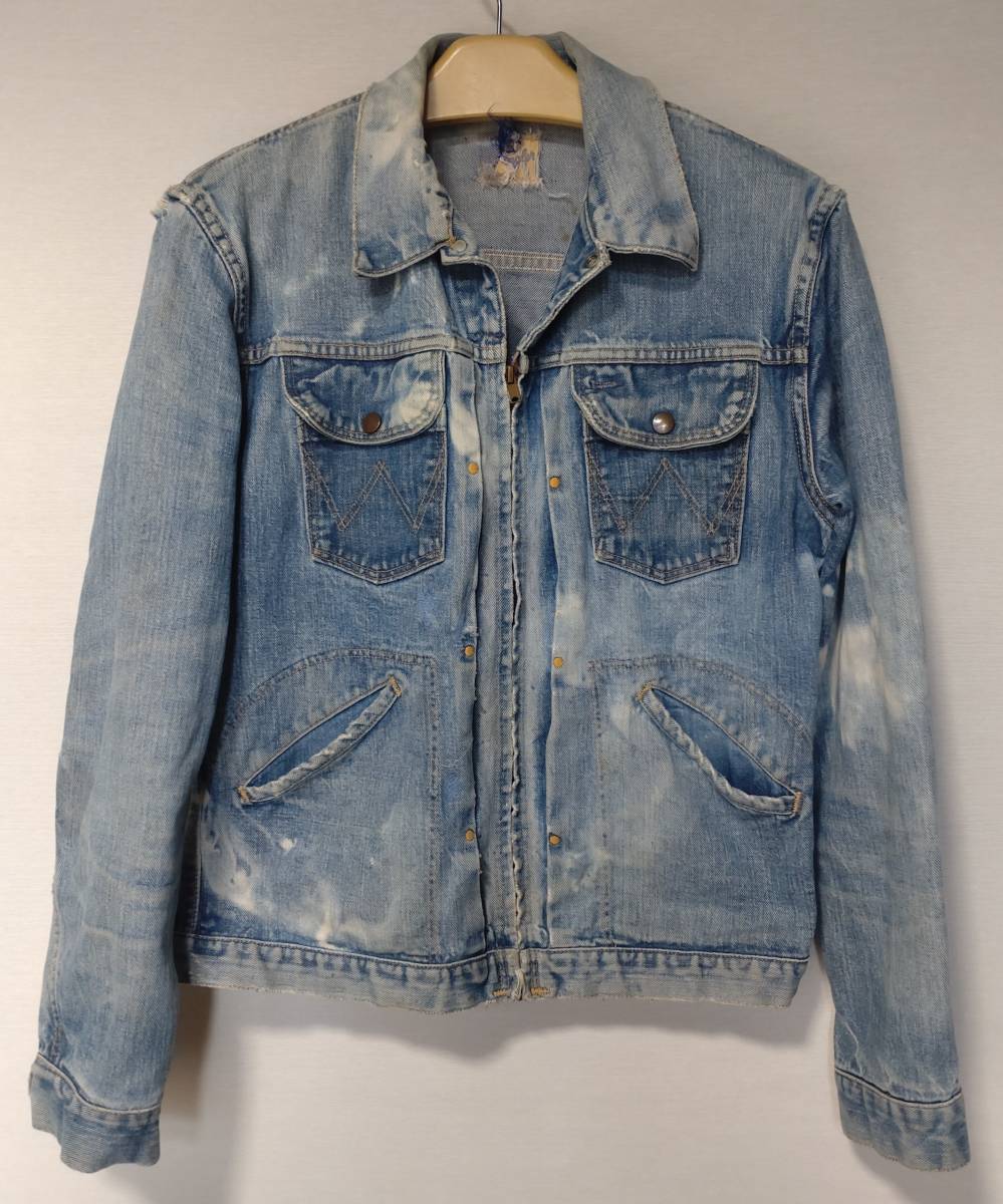 肌触りがいい WRANGLER VINTAGE 24MJZ デニムジャケット ブルーベル