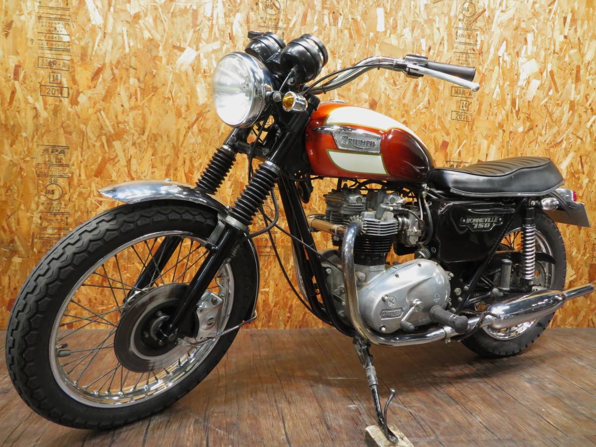 【動画付】実働 初年度登録：昭和56年 トライアンフ T140 ボンネビル / T120R TR5 TR6 T100 5T 6T Trophy_画像4