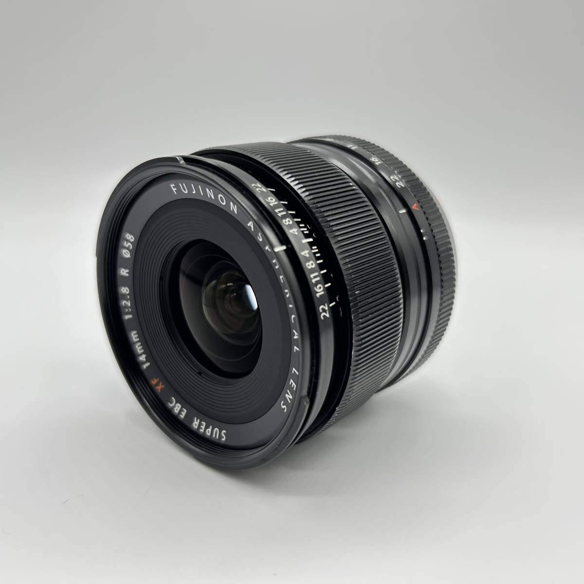 ★良品★ FUJIFILM 富士フイルム FUJINON ASPHERICAL SUPER EBC XF 14mm F2.8 R #0594_画像1