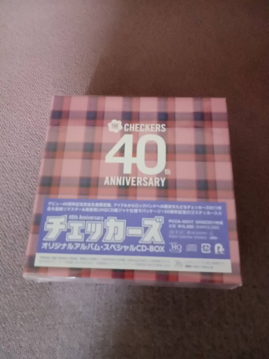 チェッカーズ 40th Anniversary オリジナルアルバム・スペシャルCD-BOX_画像1