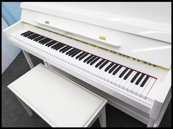 * pickup limitation 2019 year buy! beautiful goods! RITMULLER/litomyula- upright piano UP110R2 #A112 white / white [ present condition goods ] piano world 