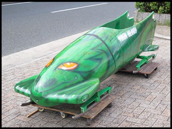 福袋 オンライン ○引取限定 1998年長野冬季 二人乗り用ソリ ボブスレー 希少! その他