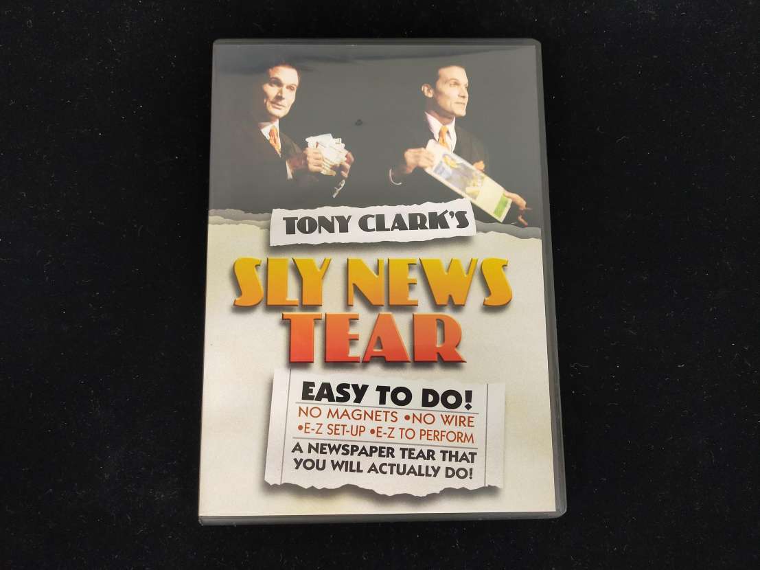【D75】SLY NEWS TEAR　スライニュースティア　Tony Clark　トニー・クラーク　DVD　マジック　手品_画像1