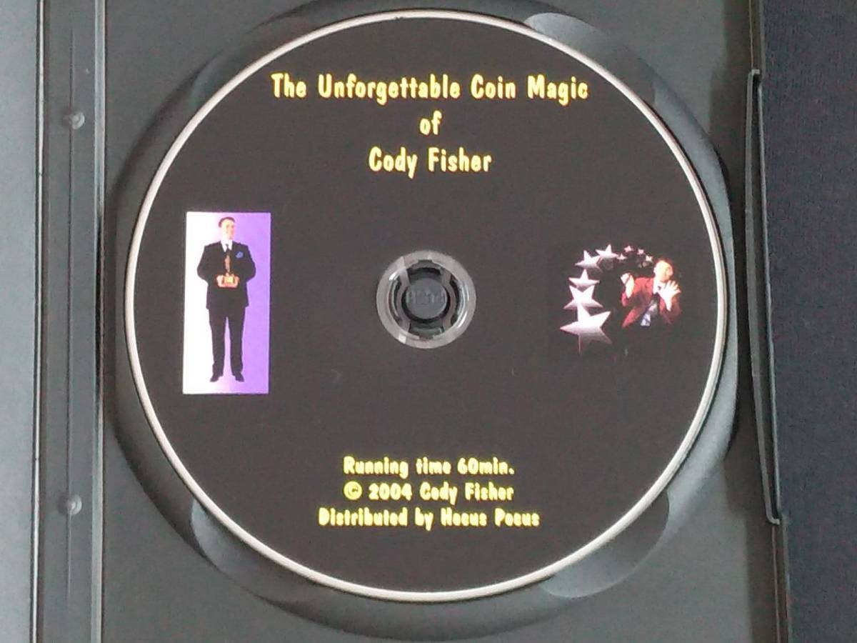 【D23】The Unforgettable Coin Magic of Cody Fisher Cody Fisher コディ・フィッシャー コイン DVD マジック 手品の画像3