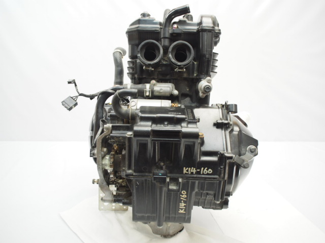ニンジャ250エンジン始動OK EX250L NINJA250 13-17年 EX250LEA シリンダー ピストン クランクケース_画像7