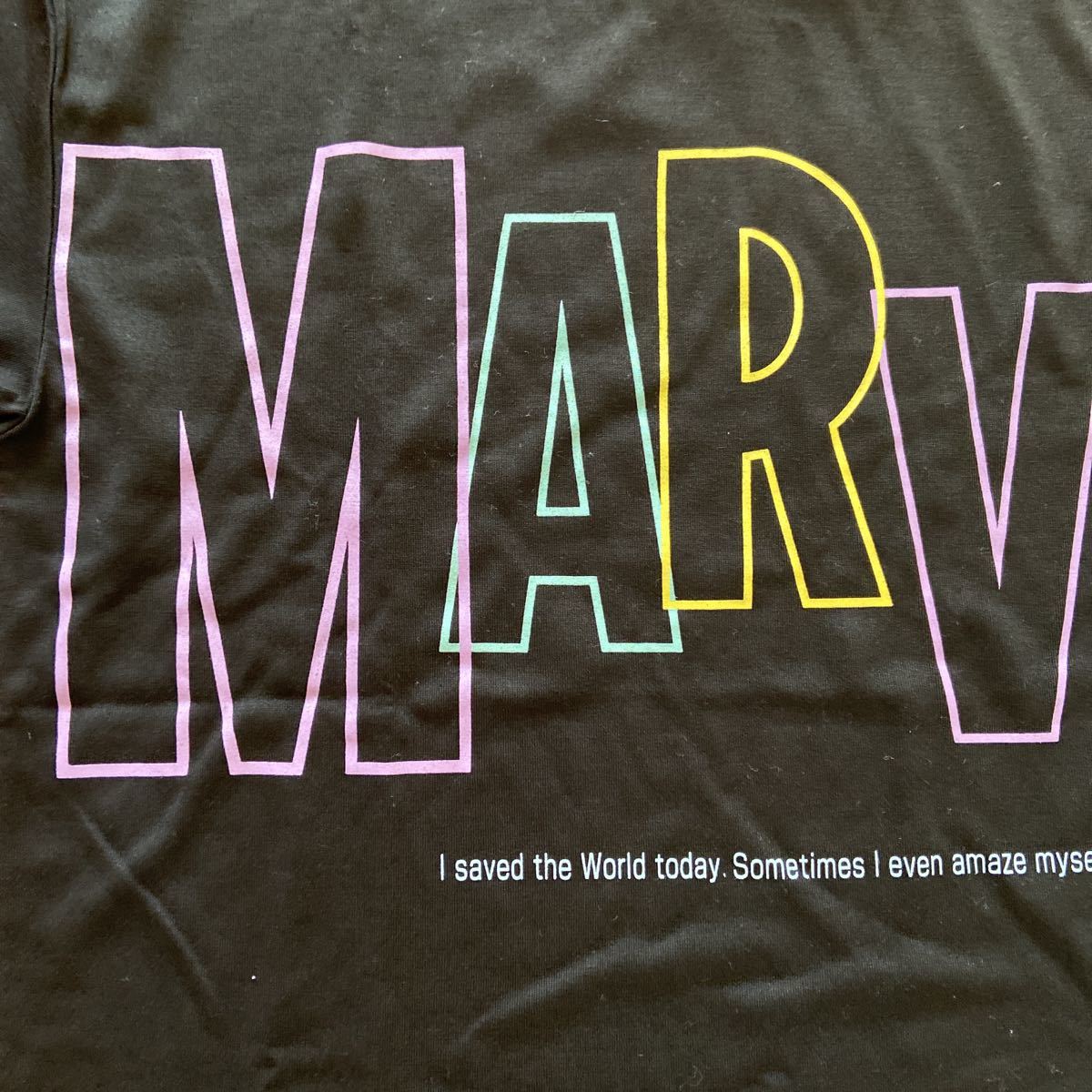 MARVELマーベル☆ビッグロゴTシャツ♪サイズ160☆新品_画像2