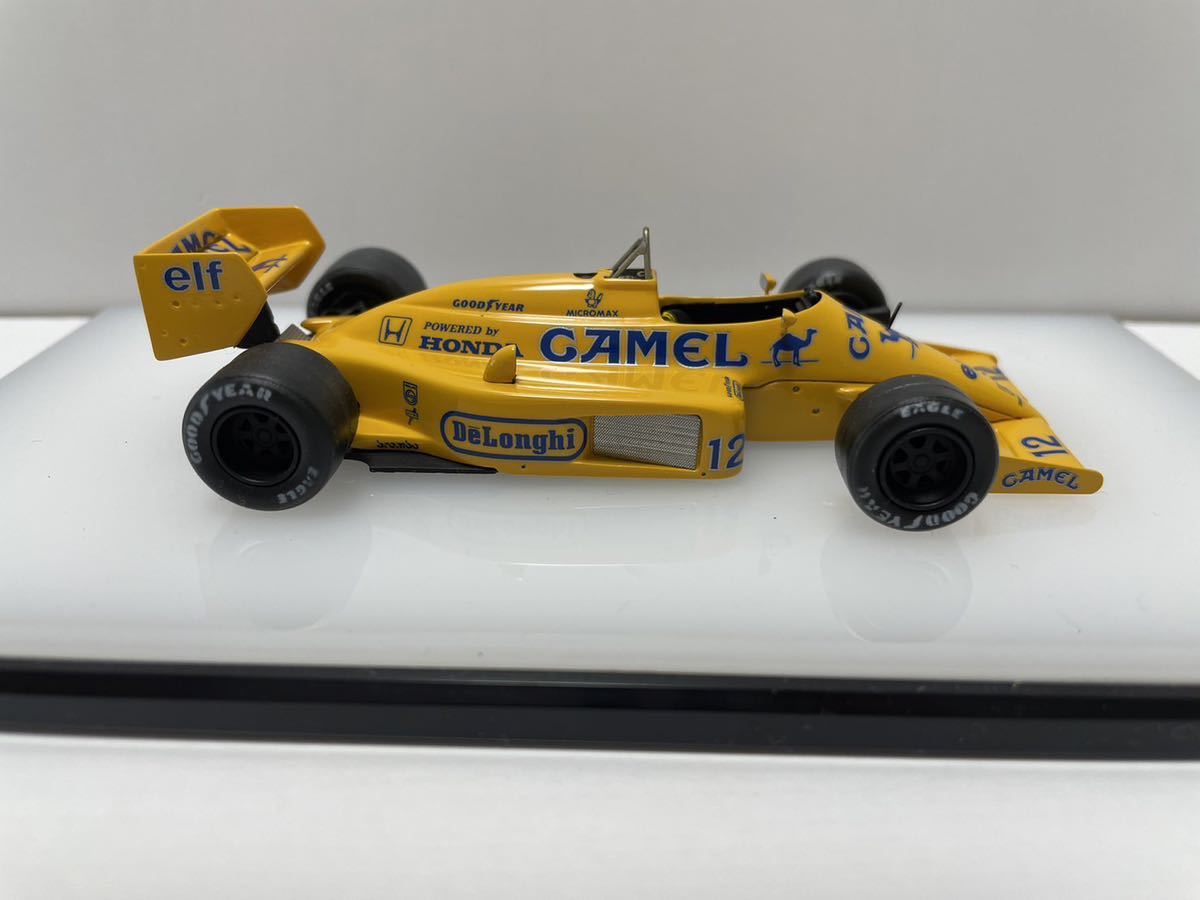 完成品 1/43 ロータス ホンダ 99T 黄色 タメオ-