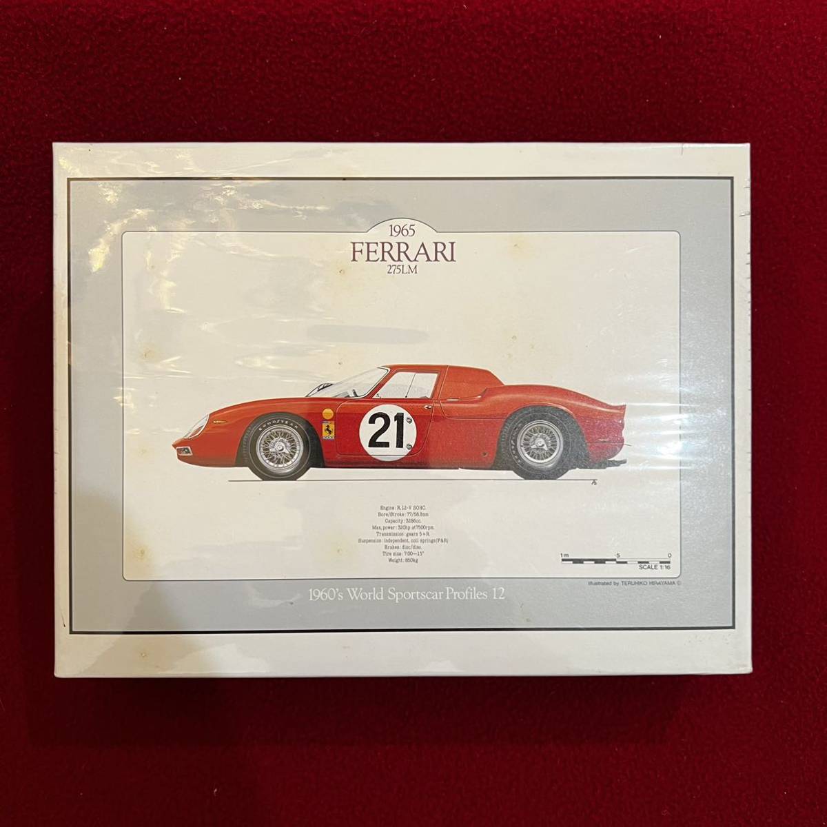 【未開封品】ヤノマン 1960's フェラーリ 275LM ジグソーパズル 300pcs. 26×36cm / YANOMAN Ferrari Puzzle / イタリア ビンテージ