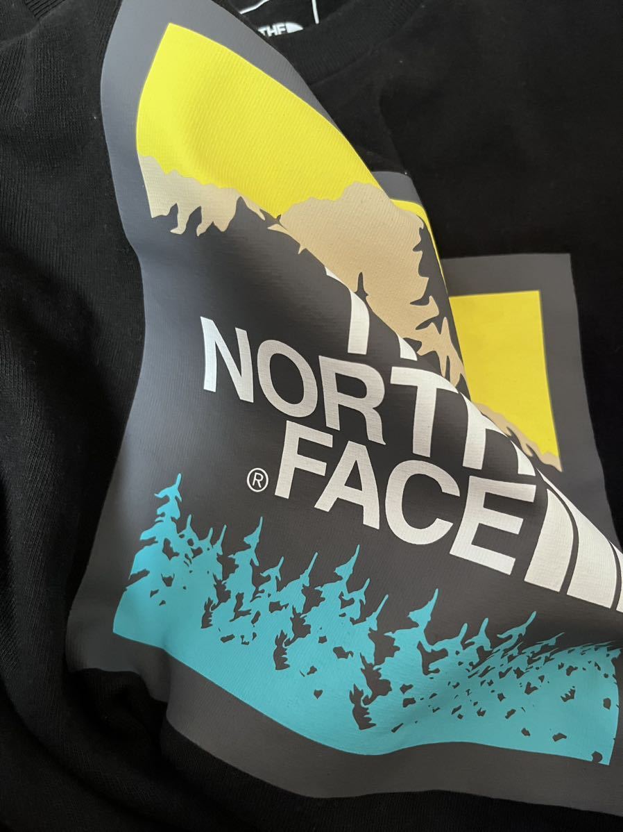 THE NORTH FACE ノースフェイスTシャツ 半袖Tシャツ ロゴTシャツ 黒S 140,150cm 美品 ザノースフェイス レディースS_画像5