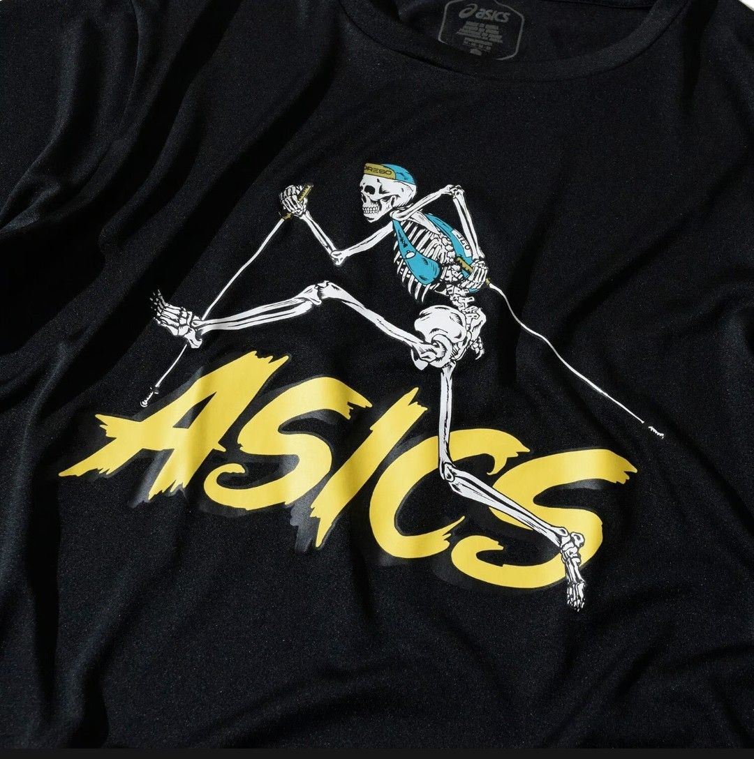 新品未使用】ASICS×ELDORESO Tシャツ Lサイズ ブラック-