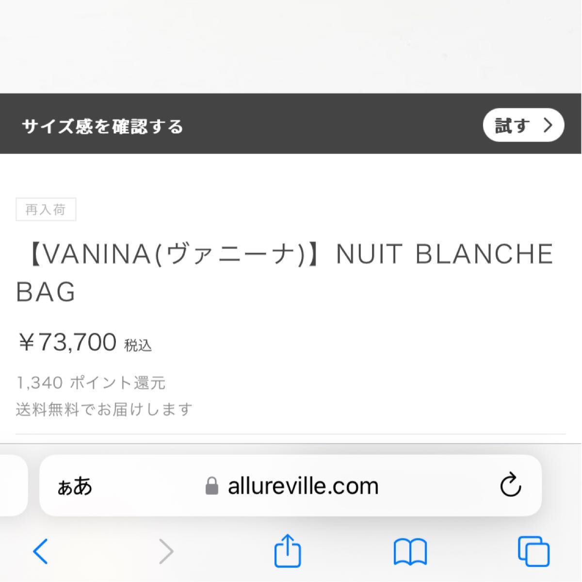 VANINA NUIT BLANCHE BAG