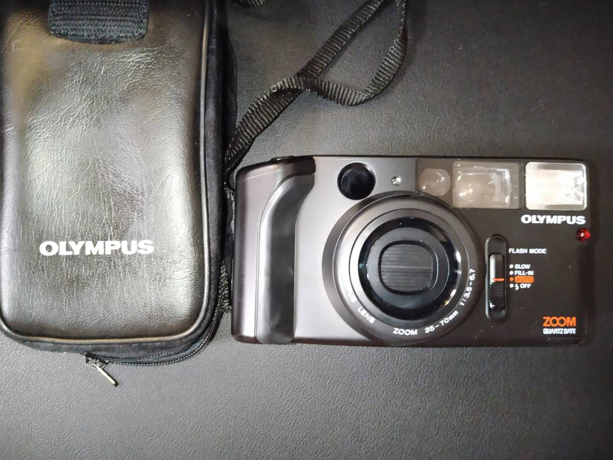 美品 OLYMPUS AZ-1 ZOOM コンパクトフィルムカメラ カメラ ZOOM オリンパス ケース 送料無料 即決価格 日本製 カメラ_画像1