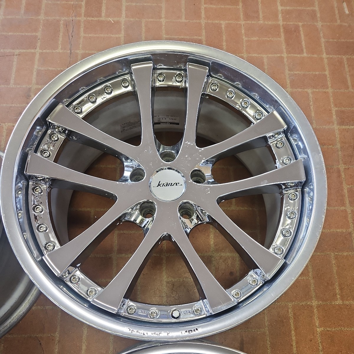 深リム weds Kranze KR-LXZ 19インチ 8.5J+37 9.5J+41 5H-114.3 中古
