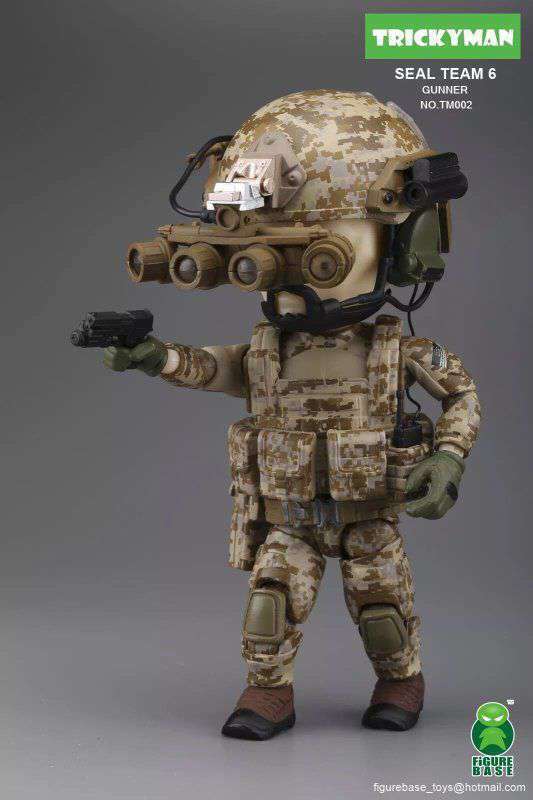 [ special price ]TRICKY MAN Seal Team 6 GUNNER ~ gun na-~ action figure (TM002)