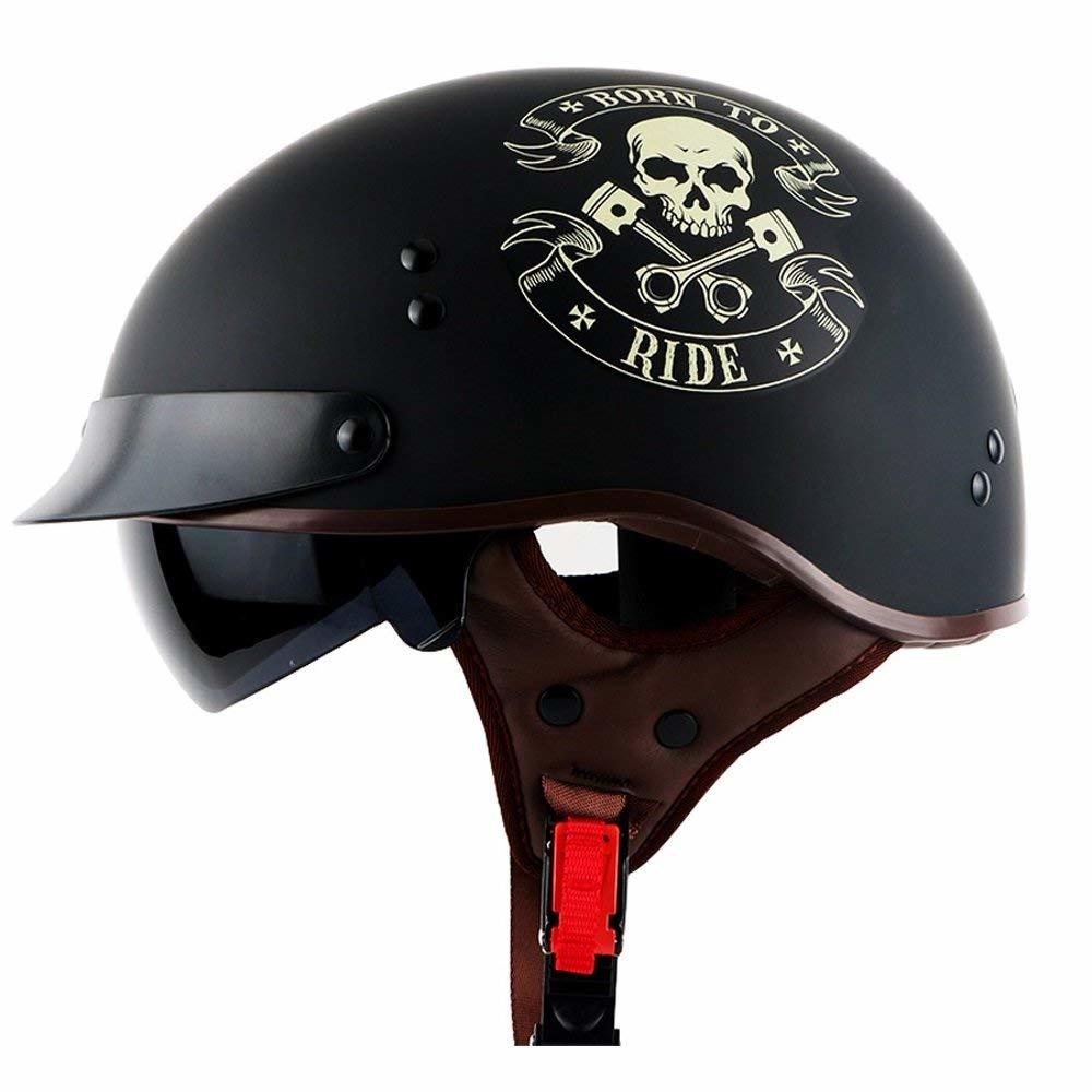バイクヘルメット ハーフヘルメット 半帽ヘルメット 半キャップ ヘルメット T-55SBORN TO RIDE 1  定番の人気シリーズPOINT(ポイント)入荷