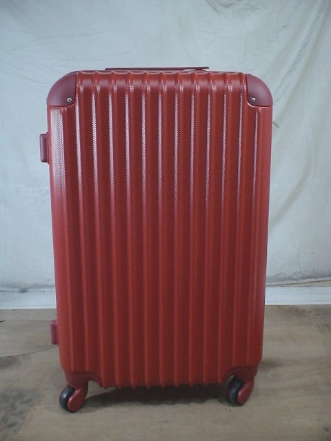 3806 赤 TSAロック付 ダイヤルロック付 スーツケース キャリケース 旅行用 ビジネストラベルバックの画像1