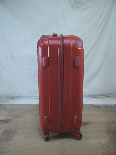 3806 赤 TSAロック付 ダイヤルロック付 スーツケース キャリケース 旅行用 ビジネストラベルバックの画像4