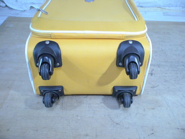 3921　エレッセ　黄色　スーツケース　キャリケース　旅行用　ビジネストラベルバック_画像6
