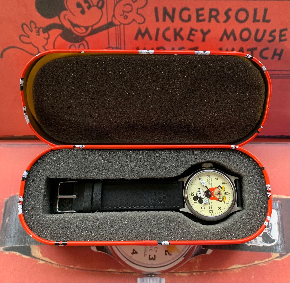 ミッキーマウス 手巻腕時計 1933復刻 株主限定 OH済