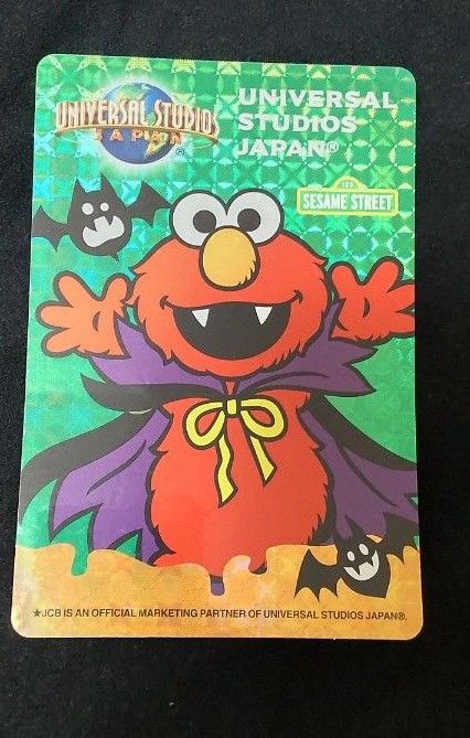 USJ、ハロウィン、シール、ステッカー、エルモ、クッキーモンスター、非売品、レア、bigシール、JCB