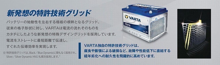 605 901 095 ドイツ製 VARTA SILVER Dynamic AGM A4(旧品番H15) 輸入車用バッテリー_画像9