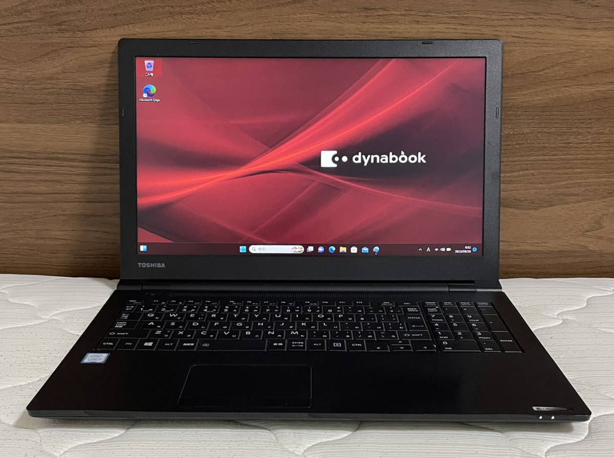 東芝 Toshiba Dynabook B65/M Corei3-8130U第8世代/16GB/SSD250GB/15 6