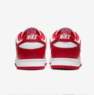 【新品未使用27.5cm】Nike Dunk Low SP White and University Redナイキ ダンク ロー SP ホワイト アンド ユニバーシティレッド_画像3