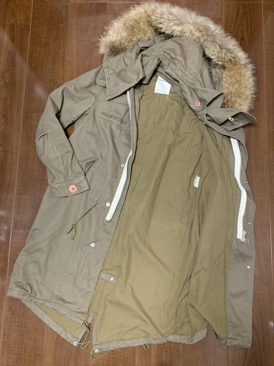  beautiful goods *[AKM×Edition] special order M-51 Vintage processing fish tail Mod's Coat M khaki edition e-ke- M 