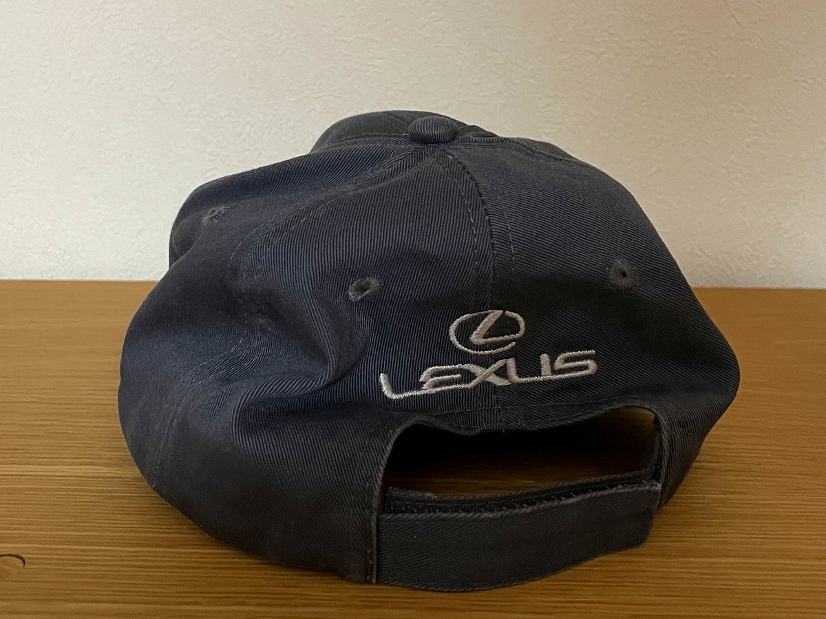 【必見です 激安1点のみ】LEXUS レクサス THE PURSUIT OF PERFECTION コットン100％ F スポーツ キャップ 帽子 グレー系 USED_画像4