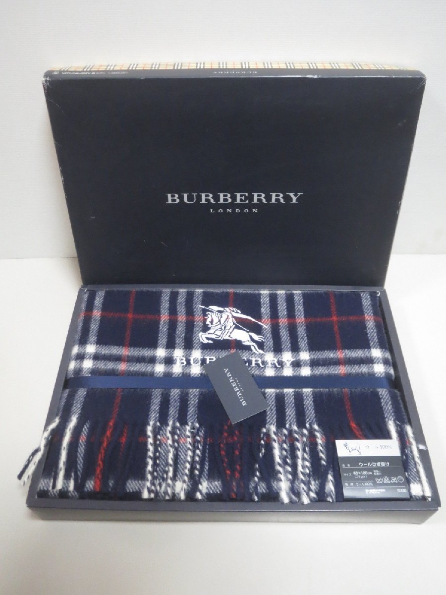 高品質の激安 ひざ掛け バーバリー BURBERRY ♪西川産業 65×120cm 保管