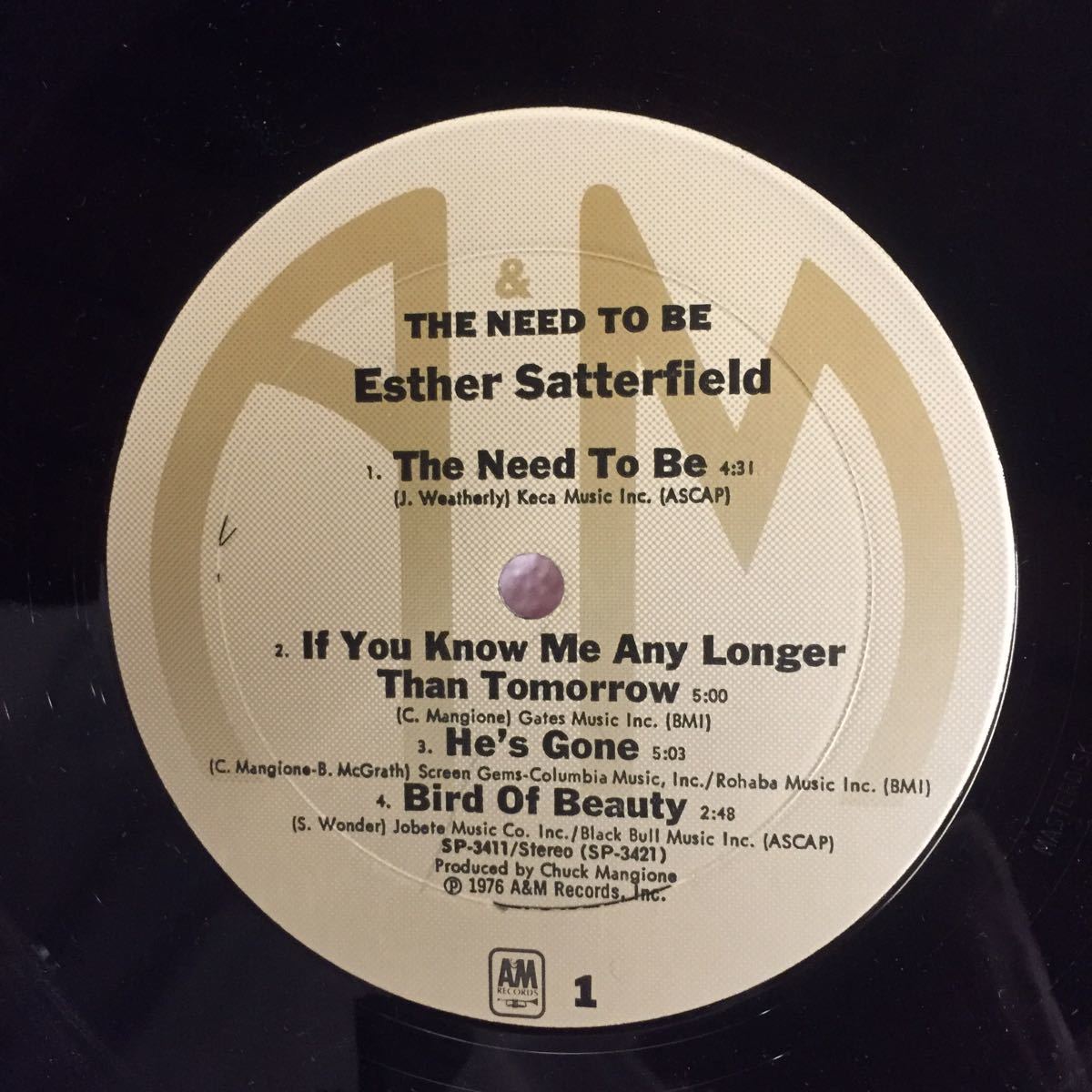 ESTHER SATTERFIELD/THE NEED TO BE US盤 フリーソウル_画像3