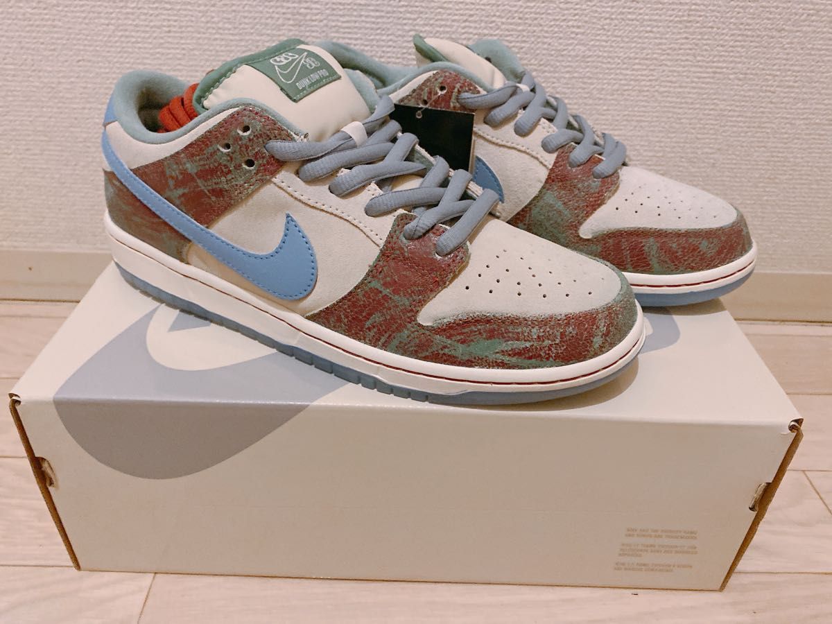 Crenshaw Skate Club×Nike SB Dunk Low PRO QS Sail/Light Blue-Cedar