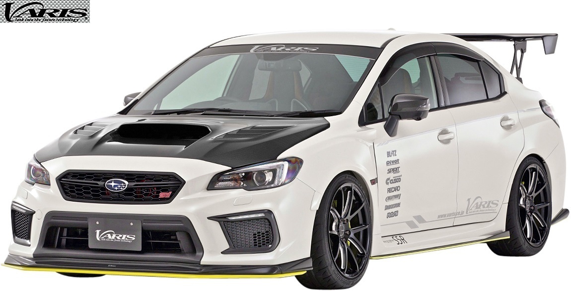 【M's】SUBARU WRX STI/S4 D型 (VAB/VAG) VARIS ARISING-I GTウイング ユーロエディション1430 CARBON カーボン バリス エアロ ウイング_画像6