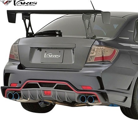 【M's】SUBARU IMPREZA WRX STI GVB (2007y-2014y) VARIS Ultimate リアバンパー GV用 バリス FRP 未塗装 エアロ パーツ VASU-159_画像1