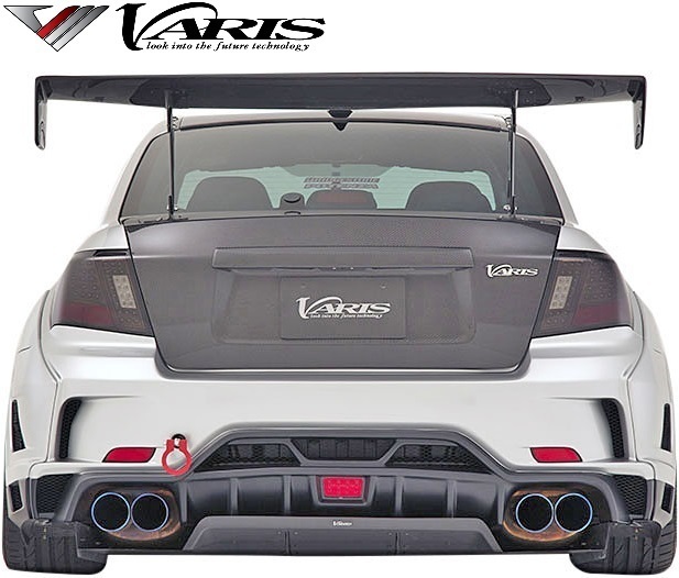 【M's】スバル インプレッサ WRX STI GVB/GVF (2007y-2014y) VARIS フロントバンパー Ver.2 + アンダーリップ FRP バリス VASU-184_画像5