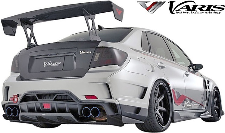 【M's】SUBARU インプレッサ WRX STI GVB/GVF (2007y-2014y) VARIS ワイド リヤフェンダー 9pcs FRP バリス エアロ パーツ VASU-192_画像6