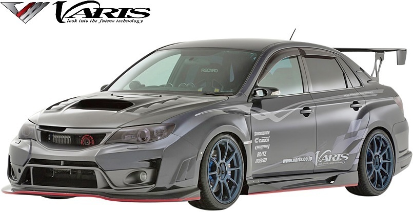 【M's】スバル インプレッサ WRX STI GVB (2007y-2014y) VARIS Ultimate フロントバンパー Ver.2 ／／ バリス FRP 未塗装 エアロ VASU-152_画像6