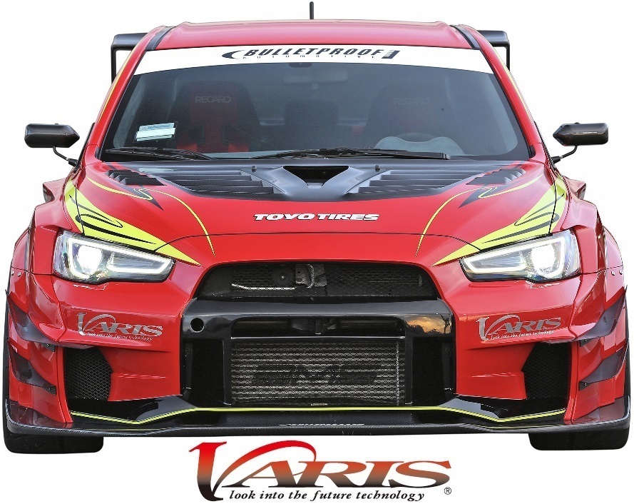 【M's】ミツビシ ランエボX CZ4A (2007y-2015y) VARIS ビッグアンダーボード 左右 FRP バリス エアロ EVO EVO10 エボ エボ10 VAMI-243_画像5