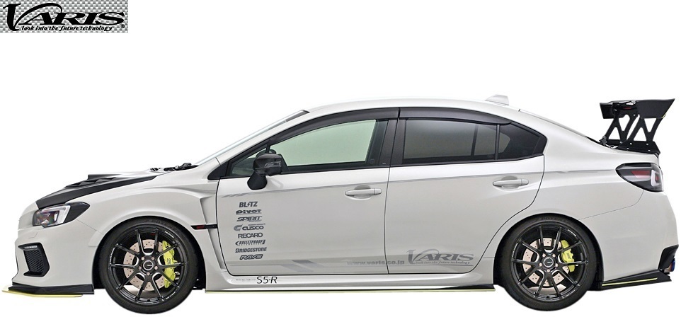 【M's】WRX STI/S4 D型 (VAB/VAG) VARIS ARISING-I カーボンヒートシールド マフラーガード スバル CARBON バリス アメージング1 VASU-172_画像6