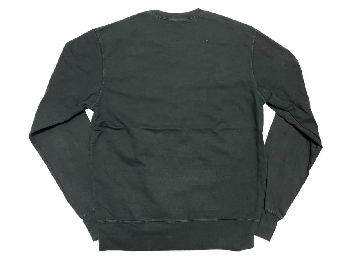  size 3 Y\'s for men wise for men front V crew neck sweat sweatshirt plain plain black black 