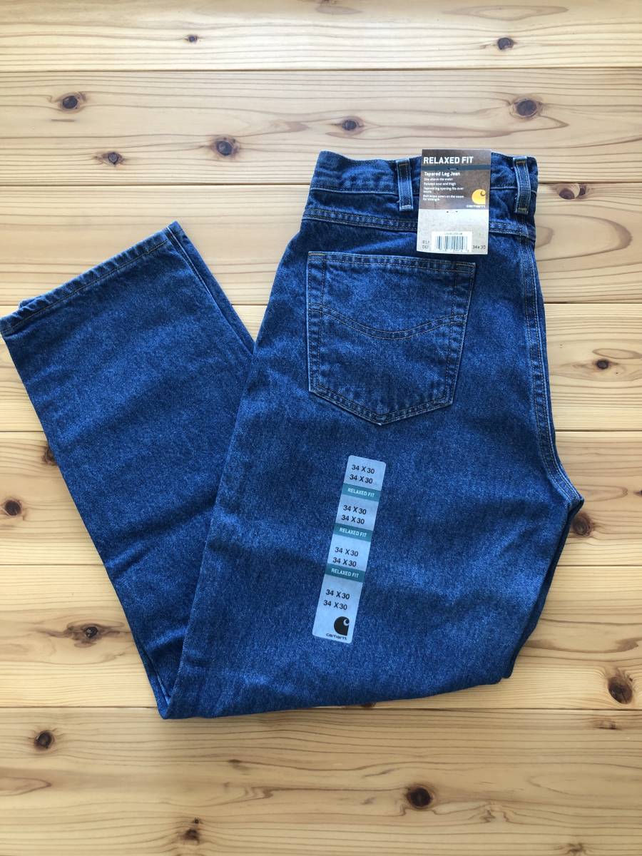 激安超安値 Carhartt カーハート デニム テーパード denim 34×30 fit