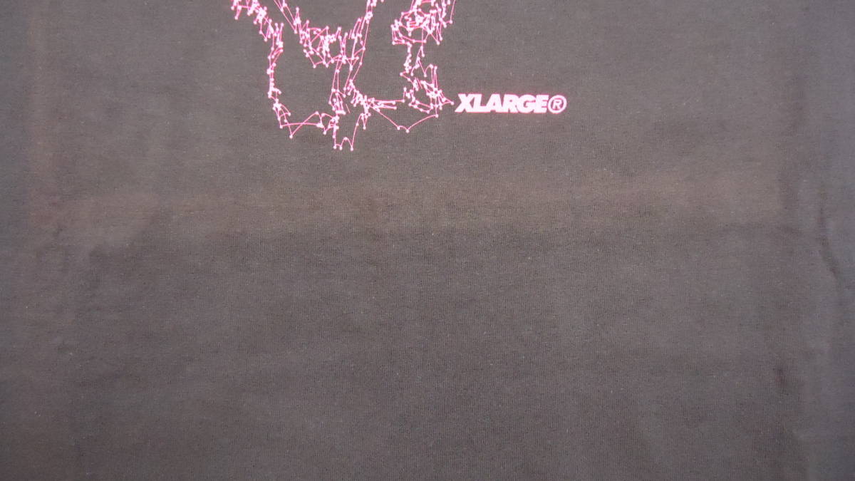 XLARGE 旧モデル 半袖Tシャツ 濃茶 XL 半額 50%off エクストララージ ゴリラ レターパックライト おてがる配送ゆうパック 匿名配送_前面にヤケ・退色があります