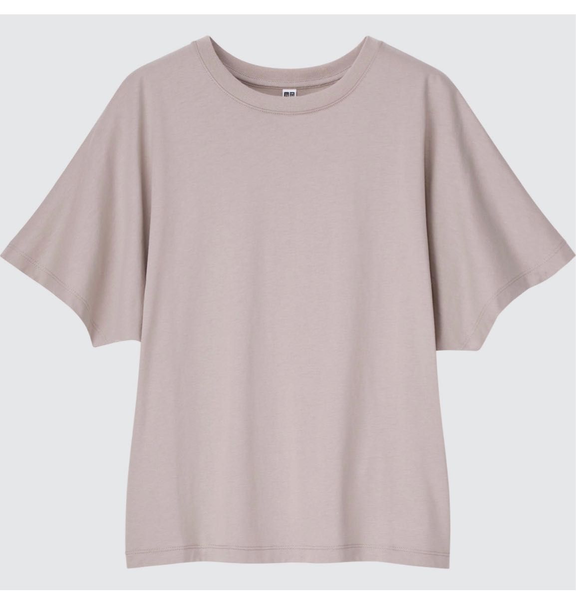 【美品】UNIQLO ドルマンT  グレー