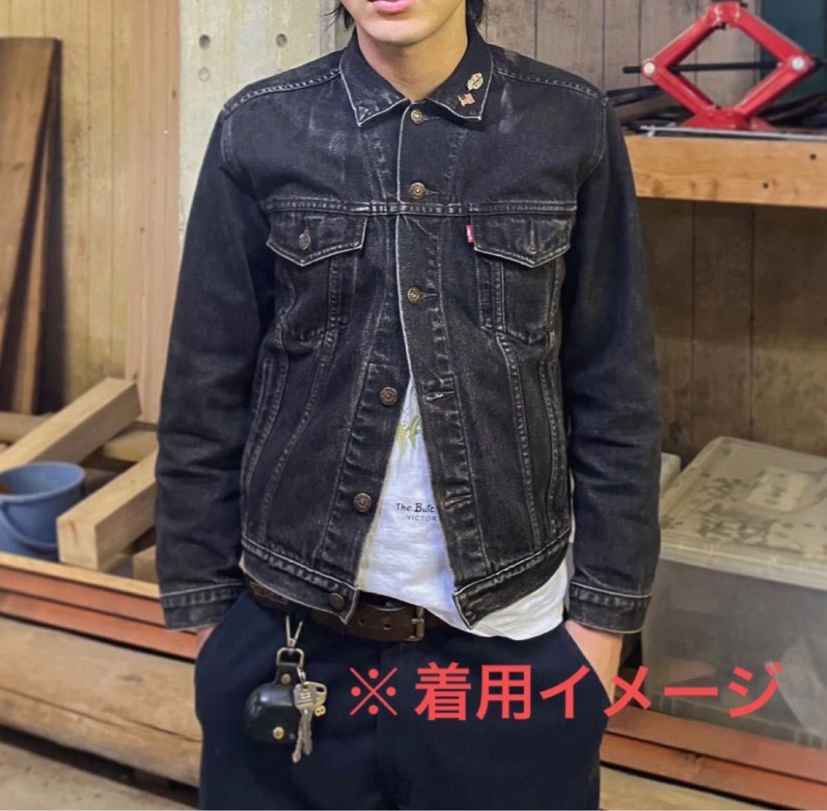 70500 Levis リーバイス デニムジャケット ブラック Gジャン 3rd 70500 Levis リーバイス デニムジャケット ブラック Gジャン 3rd